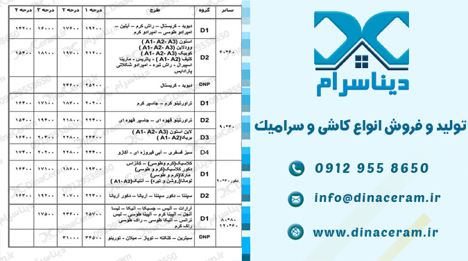 کاشی سرامیک جدید آشپزخانه