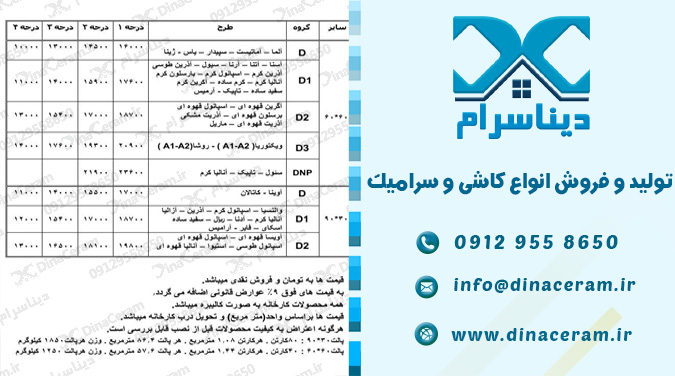 کاشی سرامیک جدید آشپزخانه