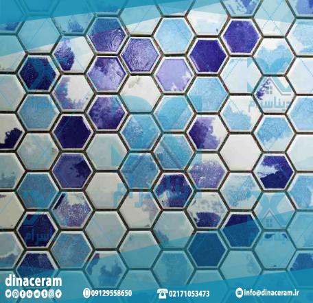 انواع کاشی استخری براساس رنگ