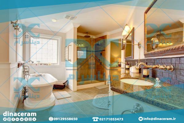 کاربرد های کاشی توالت طلایی